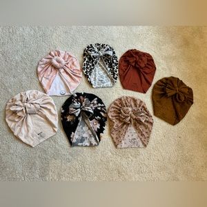BunnyKnots baby headwraps size medium bundle of 7